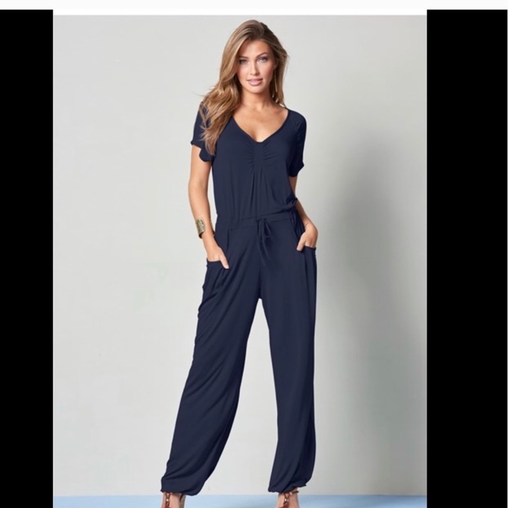 Navy jumpsuit